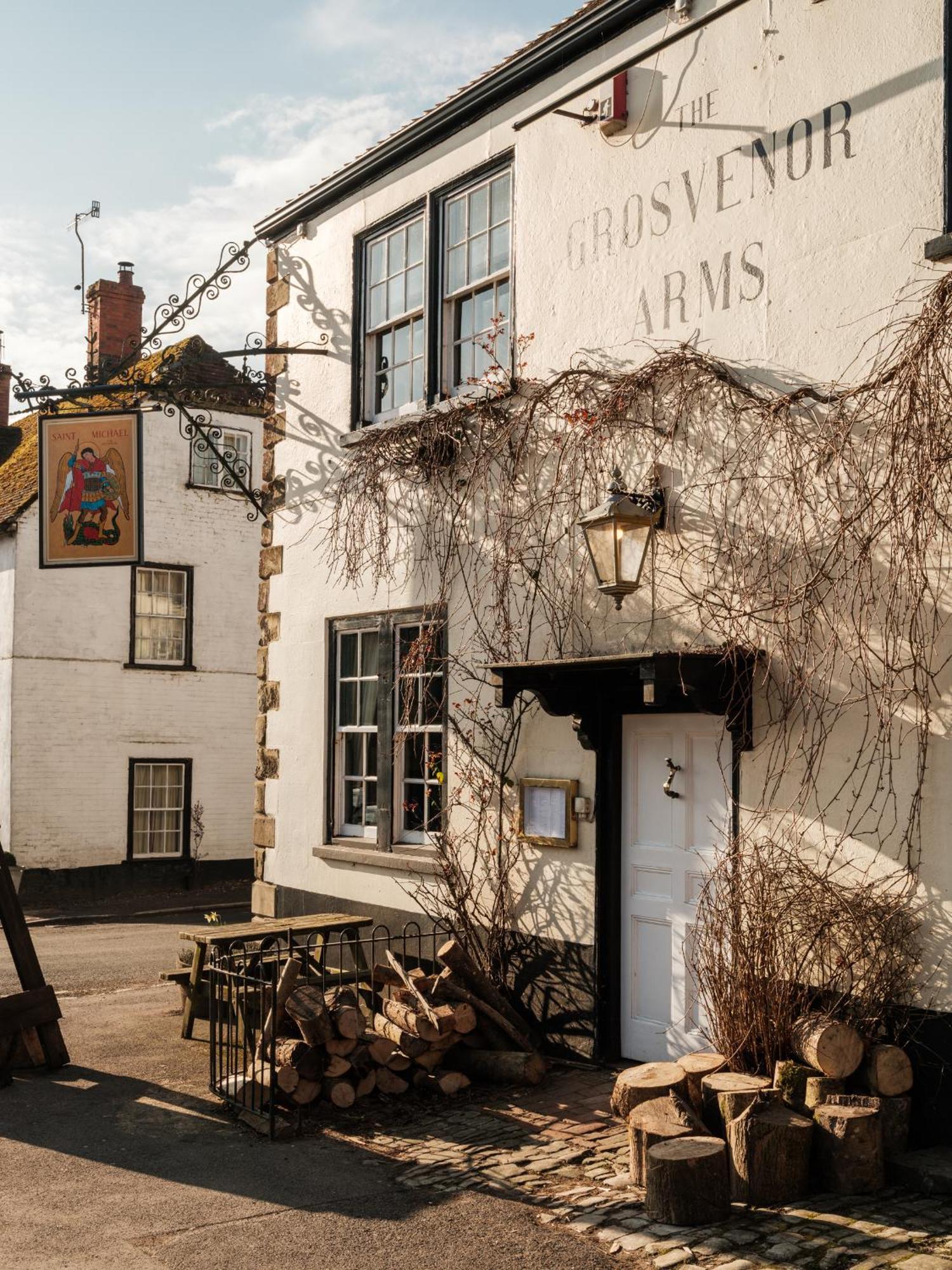Hotel The Grosvenor Arms Hindon Exterior foto